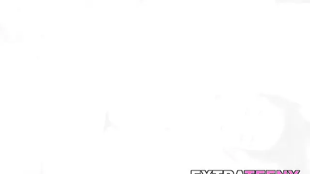 Teen Isabella gets intense facialization during wild bondage session