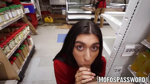 Hung dude fingers and bangs busty Aubry Babcocks tight pussy at work