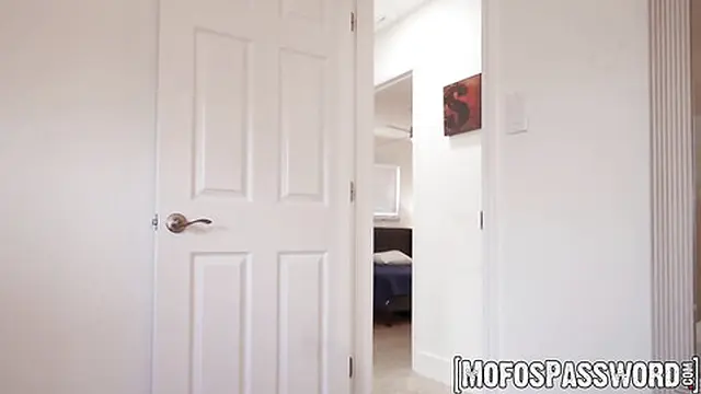 Busty Brandy Salazar preps the house before claiming it