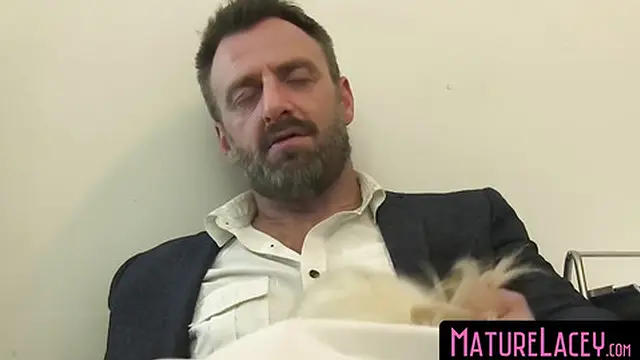 Older Lacey Star enjoys playful doggystyle and sweet cum swallowing