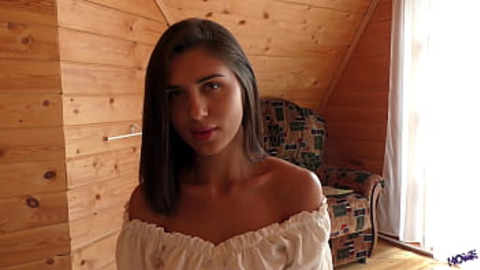 Teaching an inexperienced beauty how to be a good girl