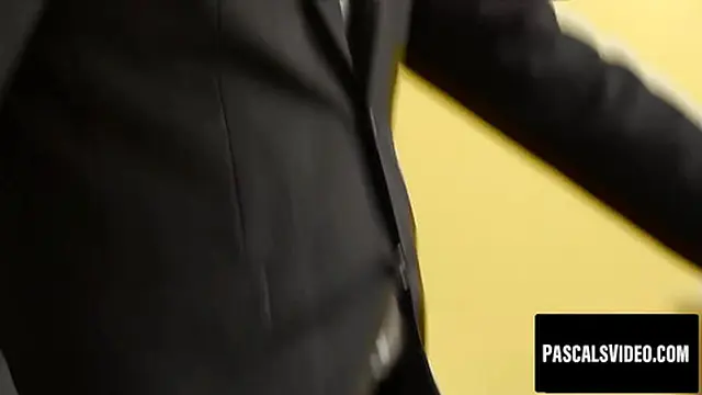 Pascal White dominated and cum spraying sub Honesty