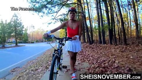 I'm Penetrating This Young Whore Wet Pussy Open During POV Prone Sex —  Pushing My Big Cock Into Sexy Black Babe Sheisnovember Fucking BBC Closeup —  Poking Out Her Big Ass Cheeks —  Submitting To Her Horny Male Friend Horny by Msnovembe