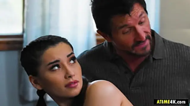 girlfriend spanked and plowed by big dick