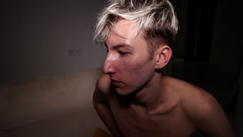 A girl at a party gets fucked by three guys with big dicks