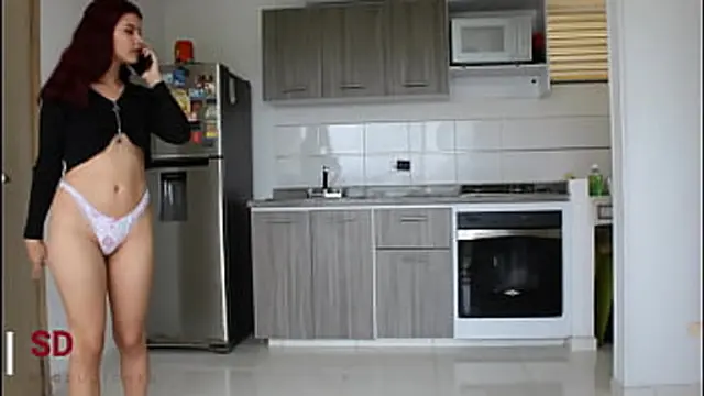 WHILE HE′S OUT &mdash;  I FUCK MY STEPsisHER ON THE PHONE AND CUM ON HER FACE — SPANISH VERSION